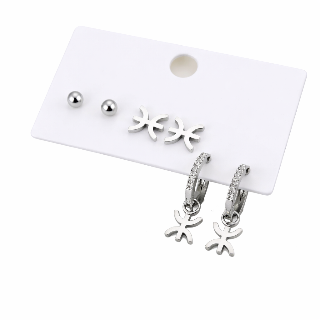 Boucles d’oreilles Dania - argentées