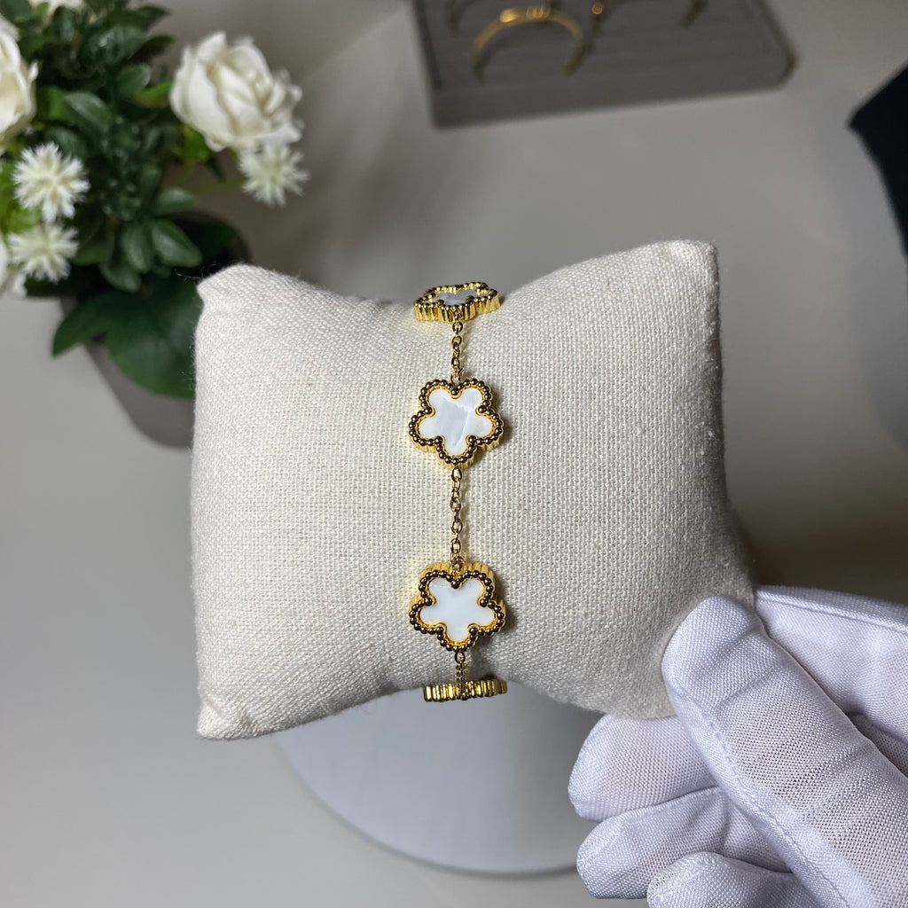 Bracelet Lydia blanc